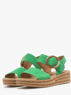 Sandales semelle compensée en cuir GABOR