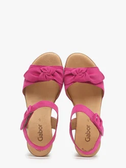 Sandales semelle compensée en cuir GABOR
