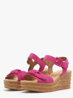Sandales semelle compensée en cuir GABOR