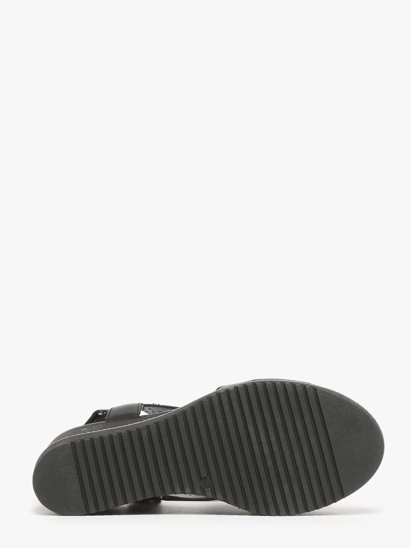 Sandales talon compensé en cuir TAMARIS