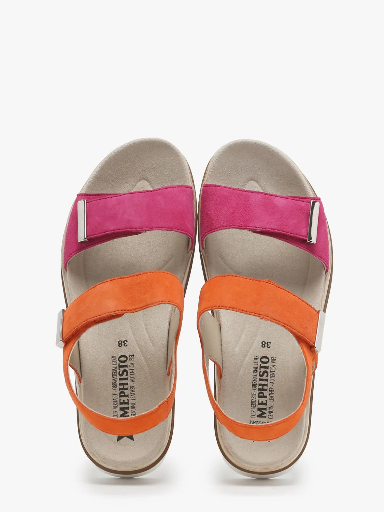 Sandales velcro Dominica en cuir MEPHISTO