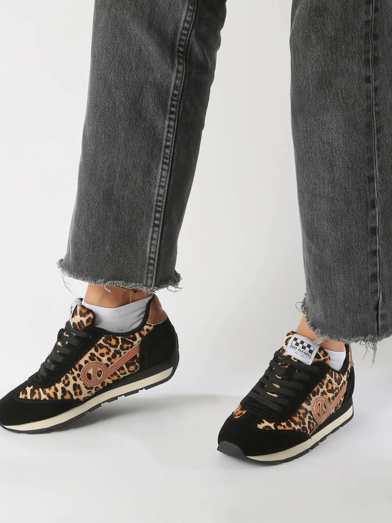 Sneakers City Run Jogger en cuir NO NAME