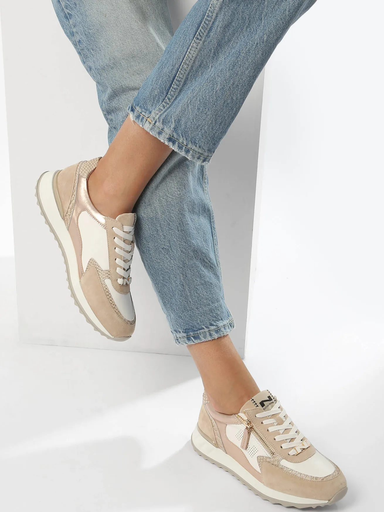 Sneakers en cuir NATHAN BAUME