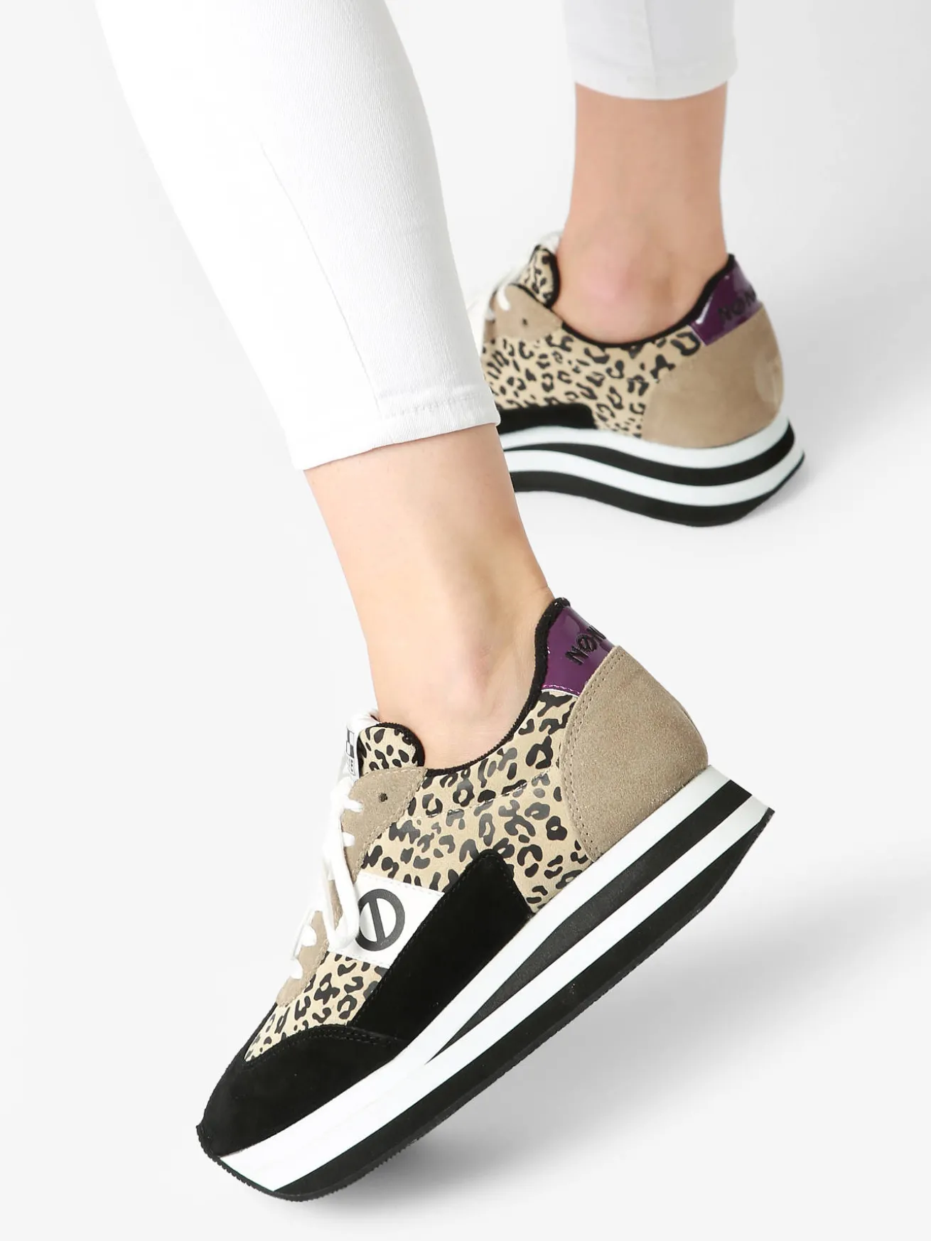 Sneakers Flex Jogger en cuir NO NAME