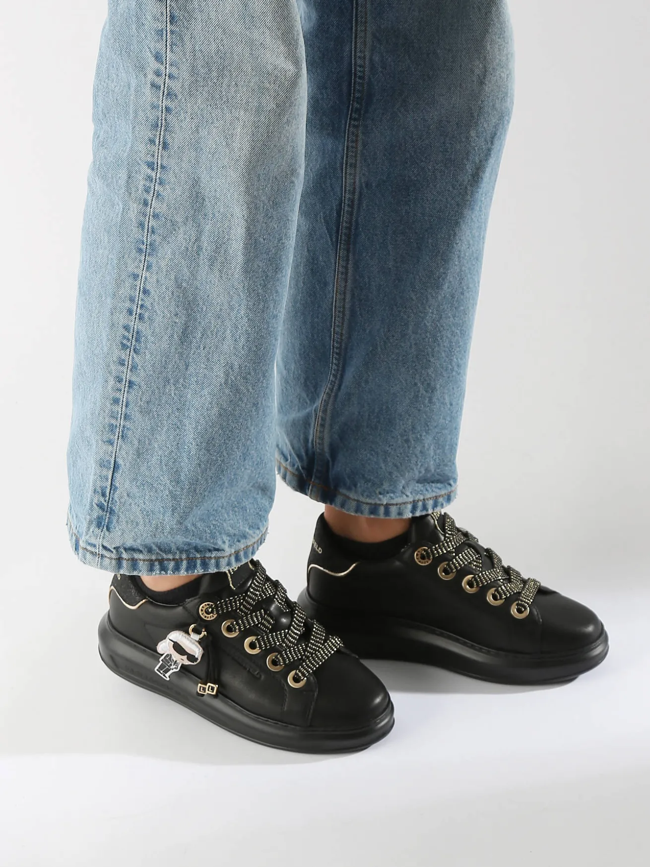 Sneakers Kapri Keychain en cuir KARL LAGERFELD