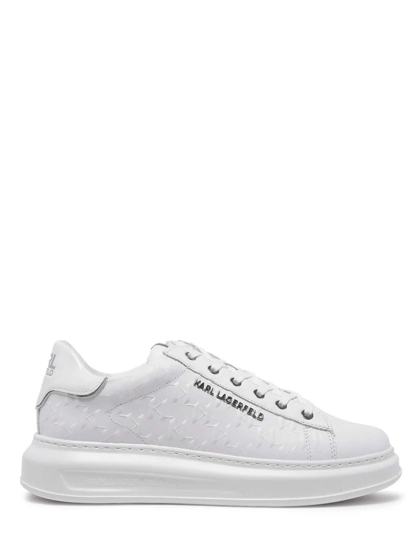 Sneakers Kapri Monogram en cuir KARL LAGERFELD