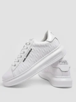 Sneakers Kapri Monogram en cuir KARL LAGERFELD