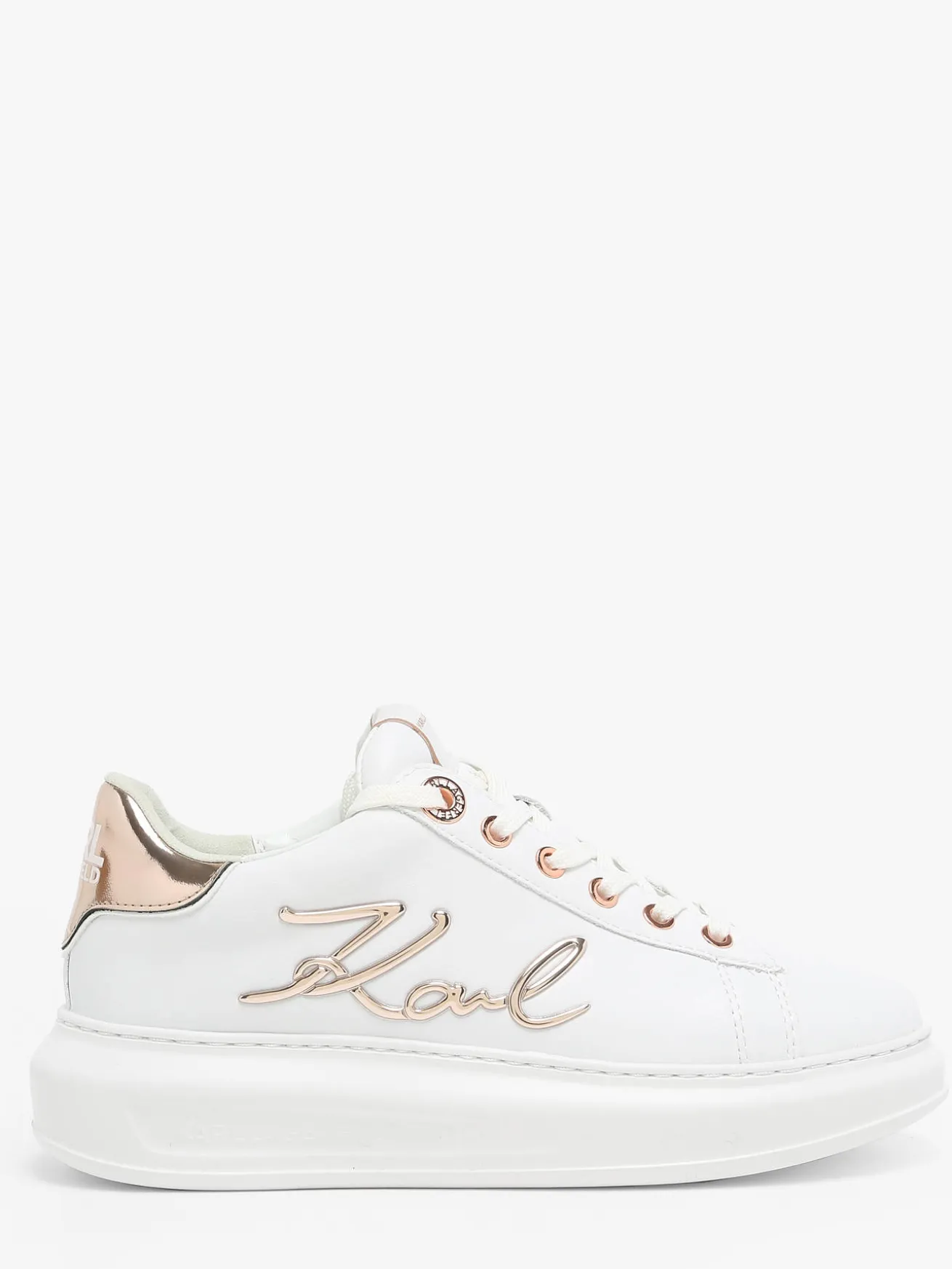 Sneakers Kapri Signature en cuir KARL LAGERFELD