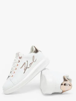 Sneakers Kapri Signature en cuir KARL LAGERFELD