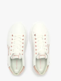 Sneakers Kapri Signiature Embossed en cuir KARL LAGERFELD