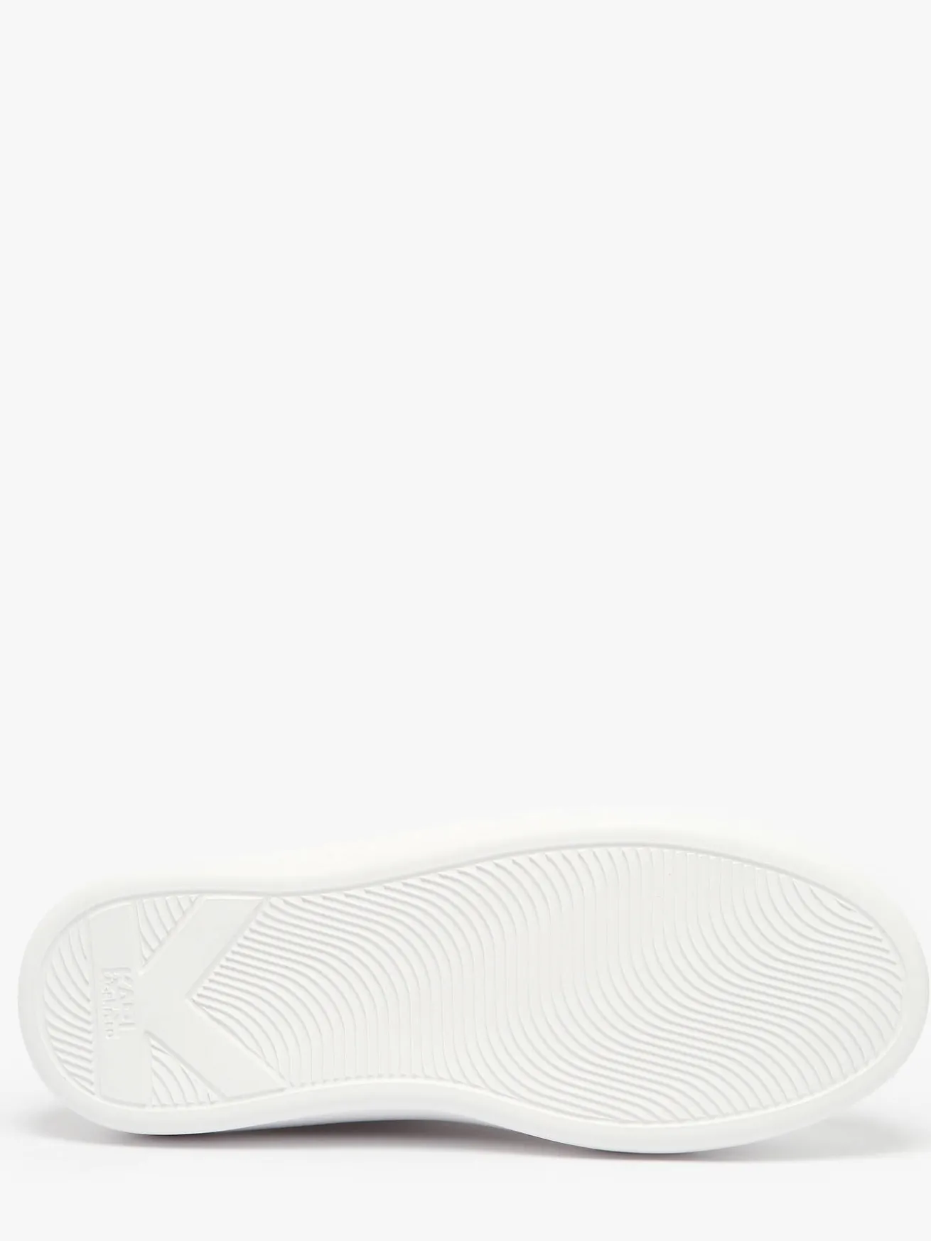 Sneakers Kapri Signiature Embossed en cuir KARL LAGERFELD