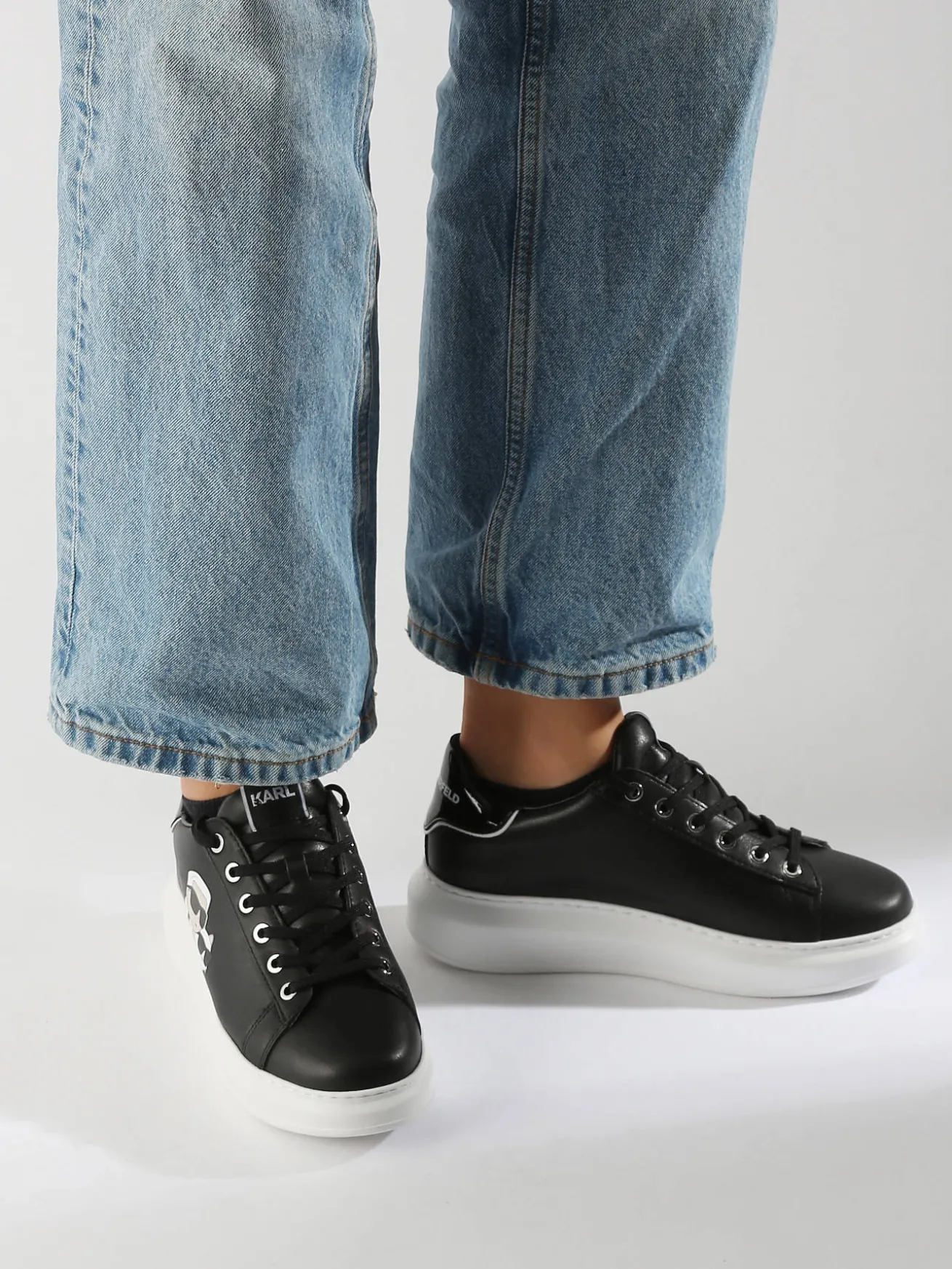 Sneakers Kapri Twin NFT en cuir KARL LAGERFELD