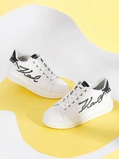 Sneakers Kapri Whipstitch en cuir KARL LAGERFELD