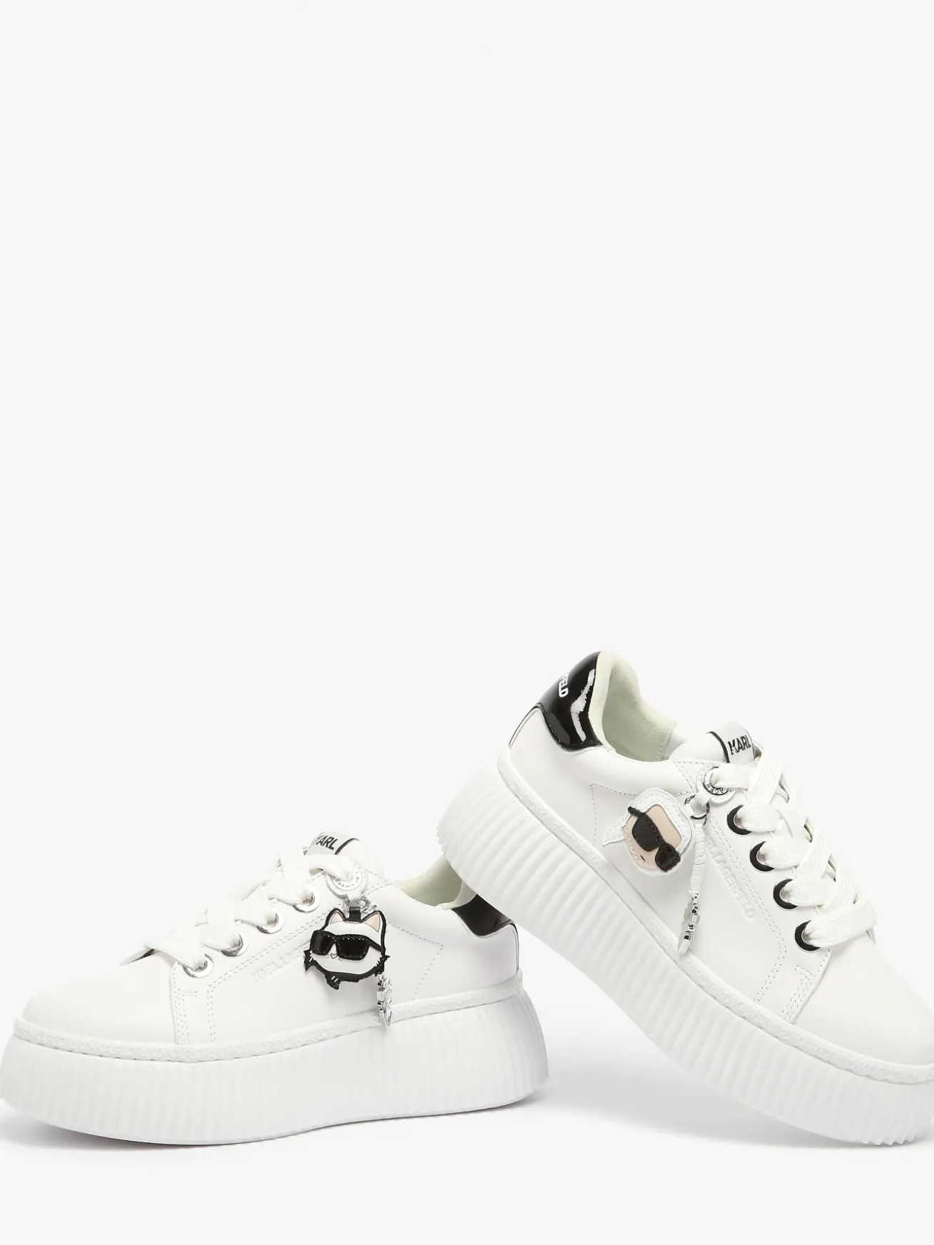 Sneakers Kreeper Low NFT Twin en cuir KARL LAGERFELD
