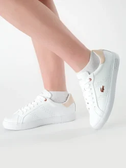 Sneakers Powercourt 2.0 en cuir LACOSTE