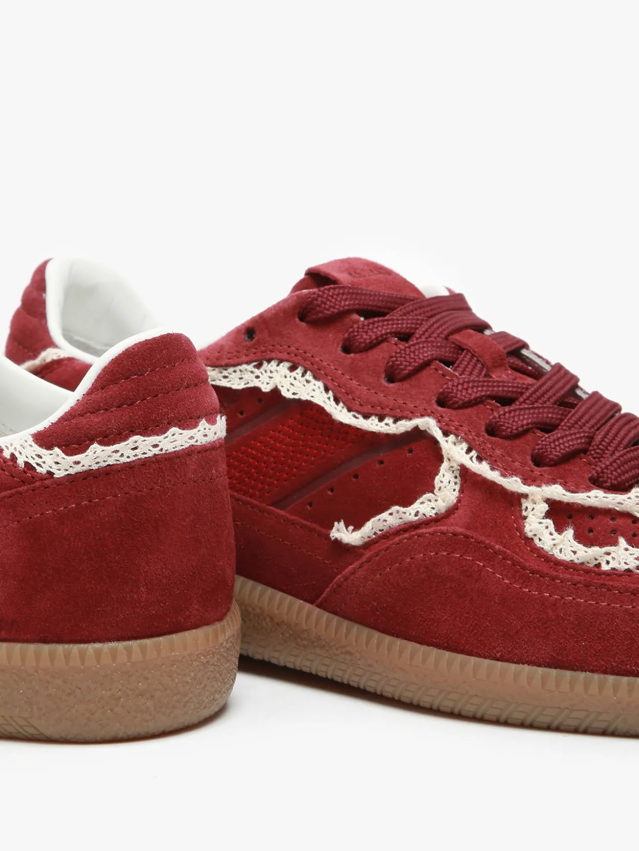 Sneakers Tb.490 Crochet Burgundy en cuir ALOHAS