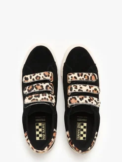 Sneakers velcro Arcade en cuir NO NAME