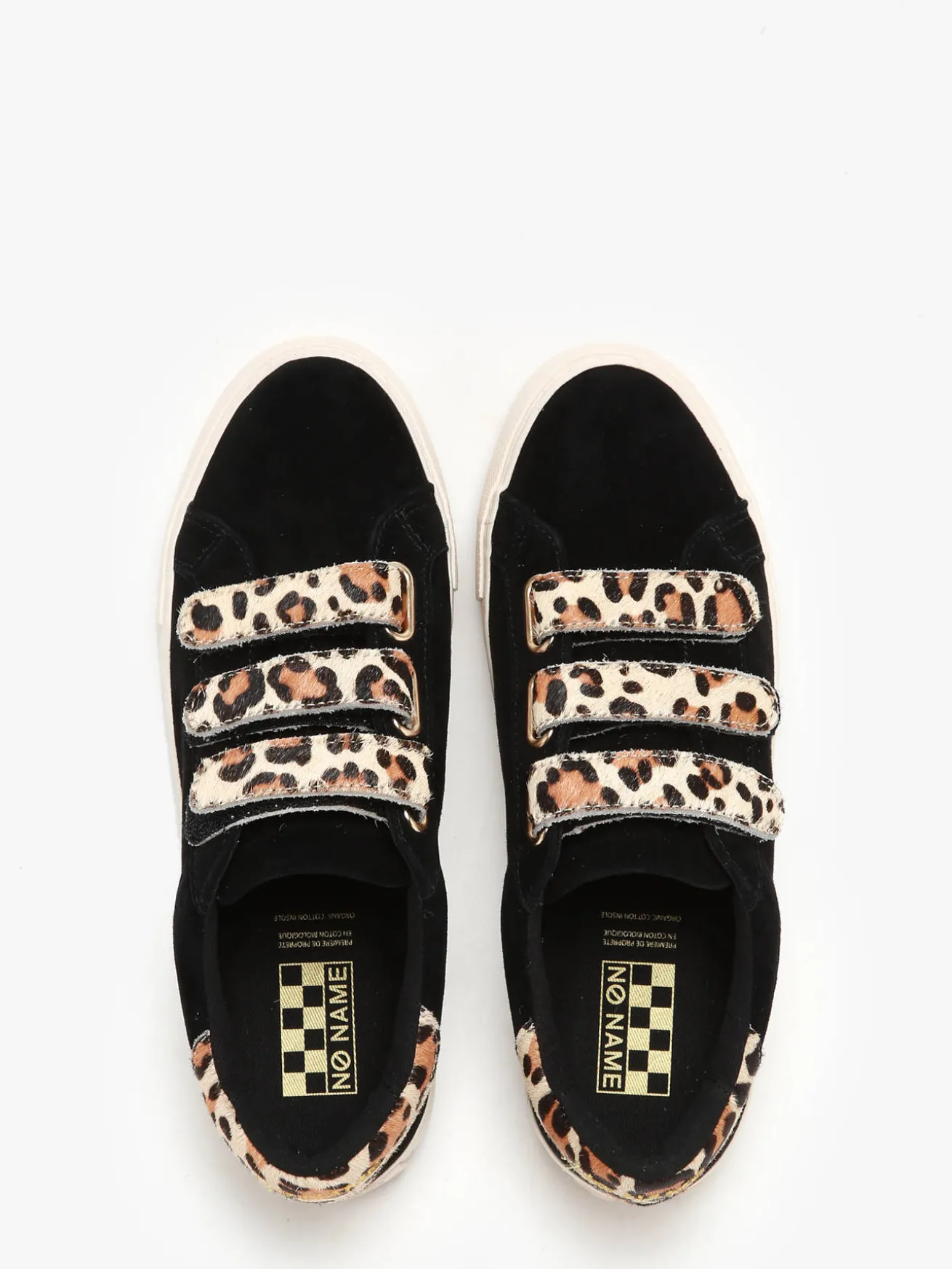 Sneakers velcro Arcade en cuir NO NAME