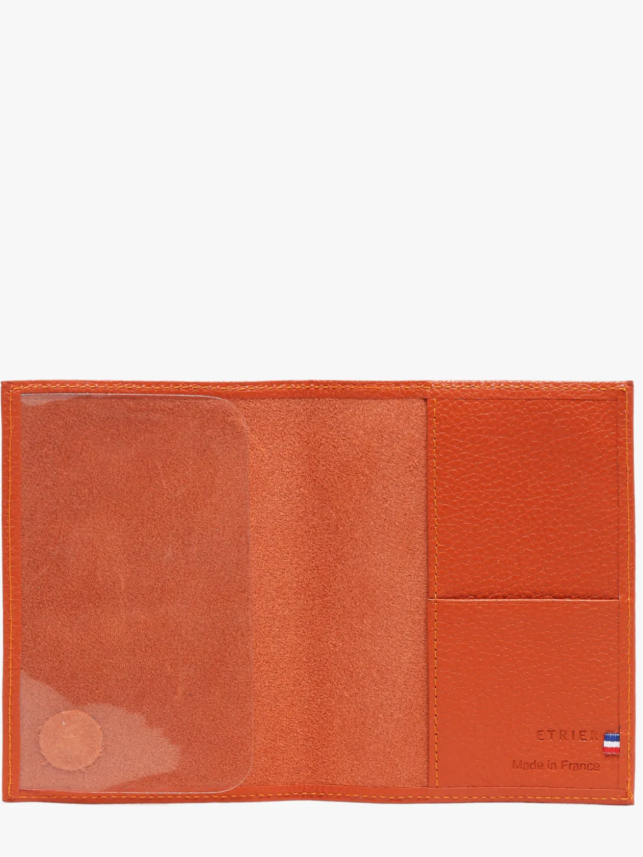 Étui passeport Madras cuir ETRIER