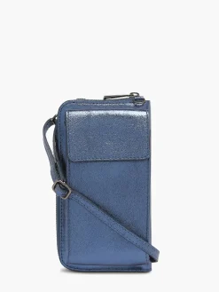 Étui téléphone et bandoulière cuir MILANO
